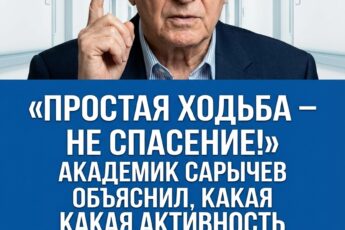 Забудьте о шагомере: академик рассказал, что на самом деле помогает сохранить молодость после 50.