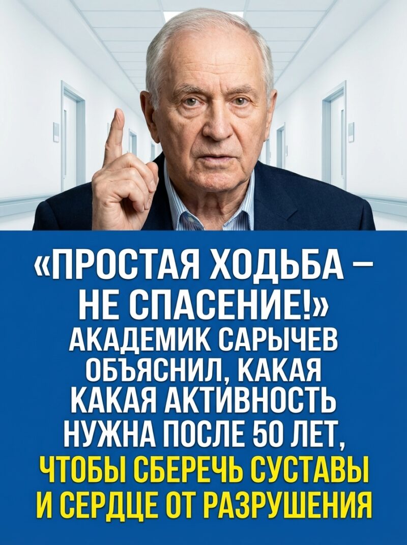 Забудьте о шагомере: академик рассказал, что на самом деле помогает сохранить молодость после 50. Забудьте о шагомере: академик рассказал, что на самом деле помогает сохранить молодость после 50.