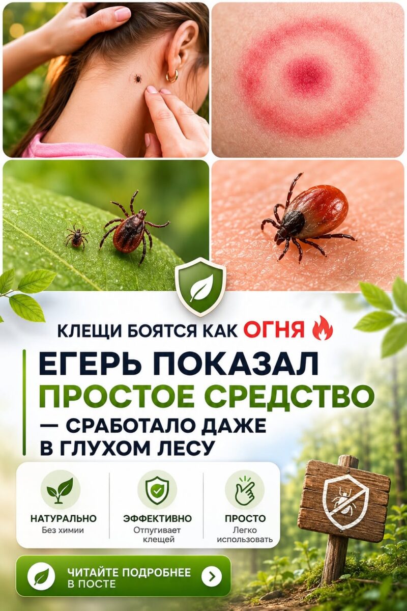 Клещи боятся как огня: егерь показал простое средство борьбы - сработало даже в глухом лесу Клещи боятся как огня: егерь показал простое средство борьбы - сработало даже в глухом лесу