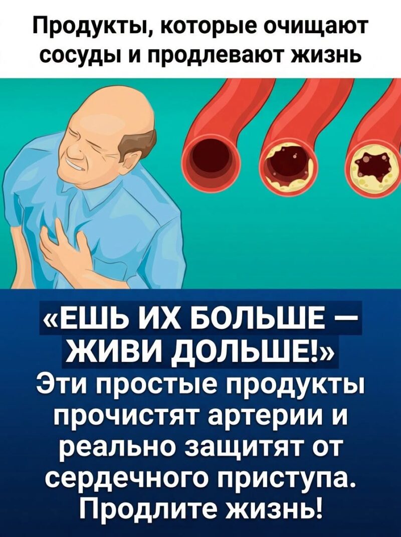 Лучшие продукты для здоровья сердца и чистых сосудов Лучшие продукты для здоровья сердца и чистых сосудов