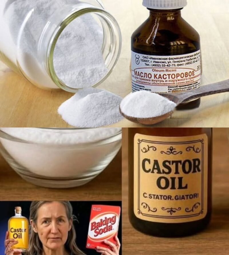 Удивительная смесь!😱 Cмешайте КАСТОРОВОЕ МАСЛО и СОДУ - эффект удивил даже врачей