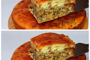 Быстрый заливной пирог с мясом и грибами: тесто за 5 минут и сытный сочный ужин на столе без хлопот