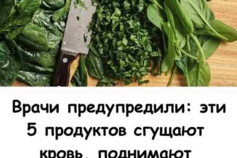Врачи предупредили: эти 5 продуктов сгущают кровь, поднимают давление и опасны после 40 лет.